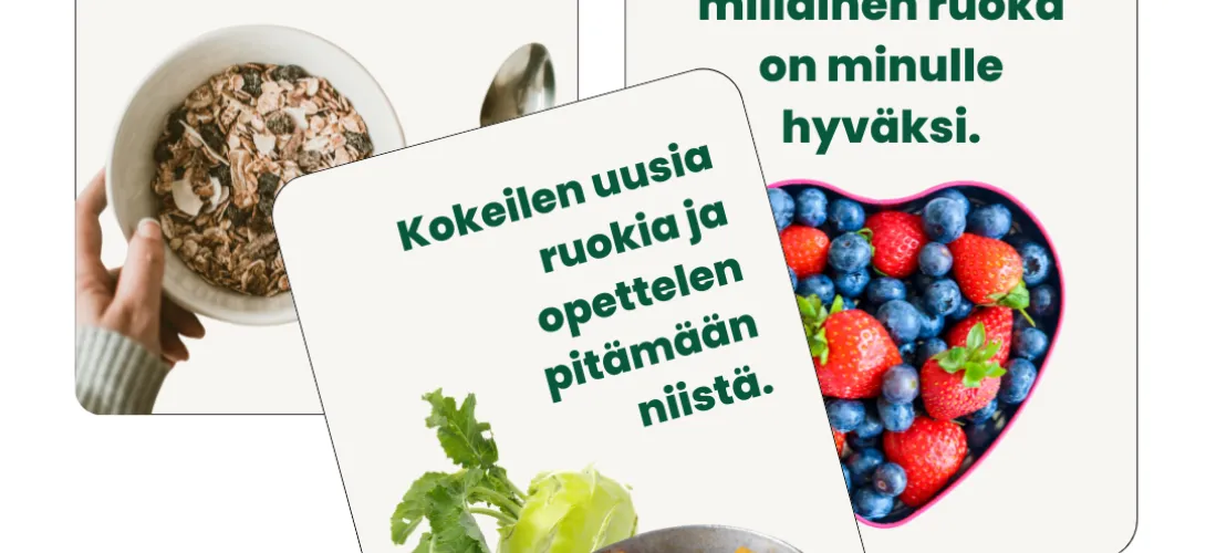Hyvä ruoka, hyvä minä - ravitsemusryhmätoimintaa itsenäistyville  nuorille