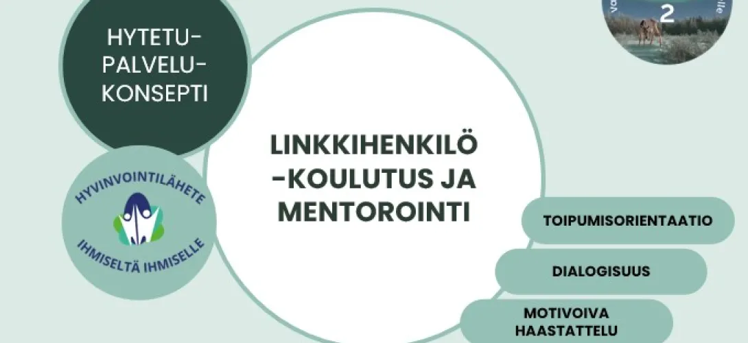 Linkkihenkilökoulutuksen ja mentoroinnin mallinnus Lapin HVA (RRP, P4, I2)