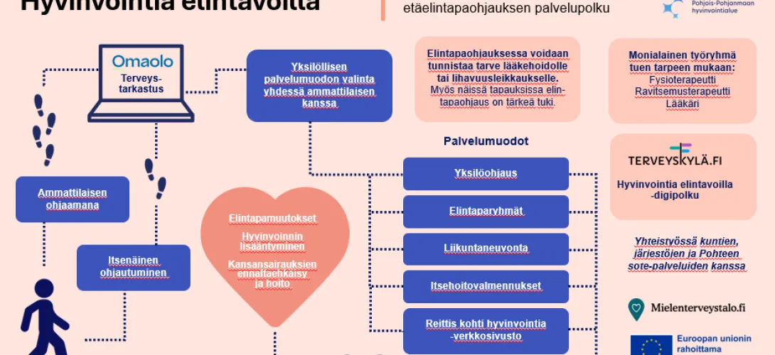 Etäelintapaohjauksen toimintamalli. Pohjois-Pohjanmaan HVA (RRP, P4,I2)