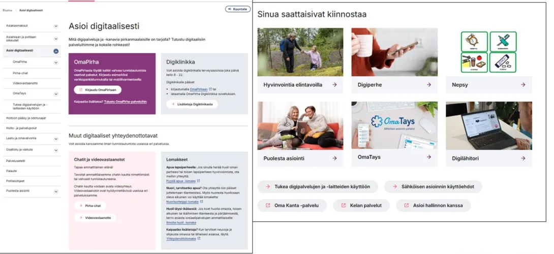 Asioi digitaalisesti -sivusto, Pirkanmaan hyvinvointialue (RRP2, P4, I1)
