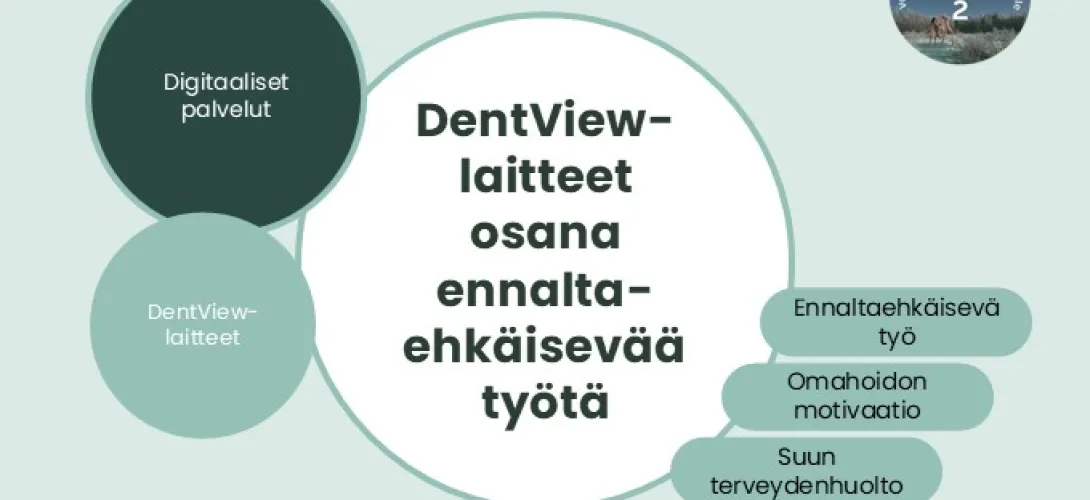 DentView-laitteet osana ennaltaehkäisevää työtä Lapin HVA (RRP, P4, I4)