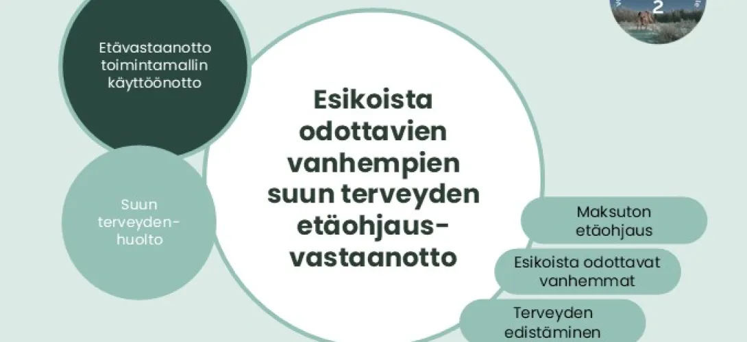 Esikoista odottavien vanhempien suun terveyden etäohjausvastaanotto, Lapin HVA (RRP, P4, I1, I4)