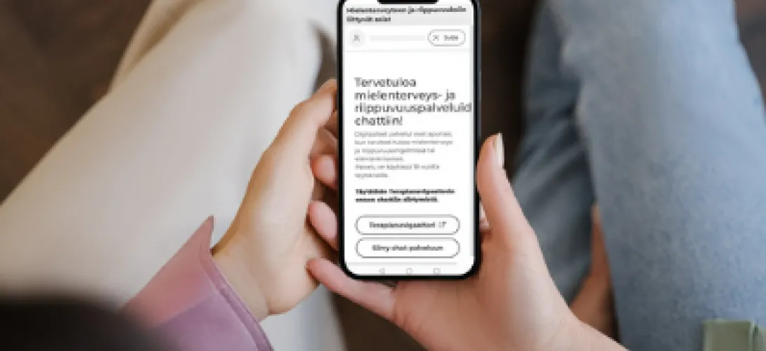 Mielenterveys- ja riippuvuuspalveluiden chat- ja etävastaanoton toimintamalli (RRP, P4, I1)