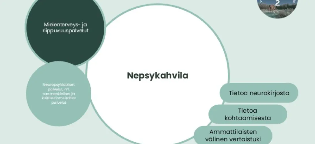 Nepsykahvila - neurokirjon ymmärrystä ja yhteisöä ammattilaisille, Lapin HVA (RRP, P4, I1)