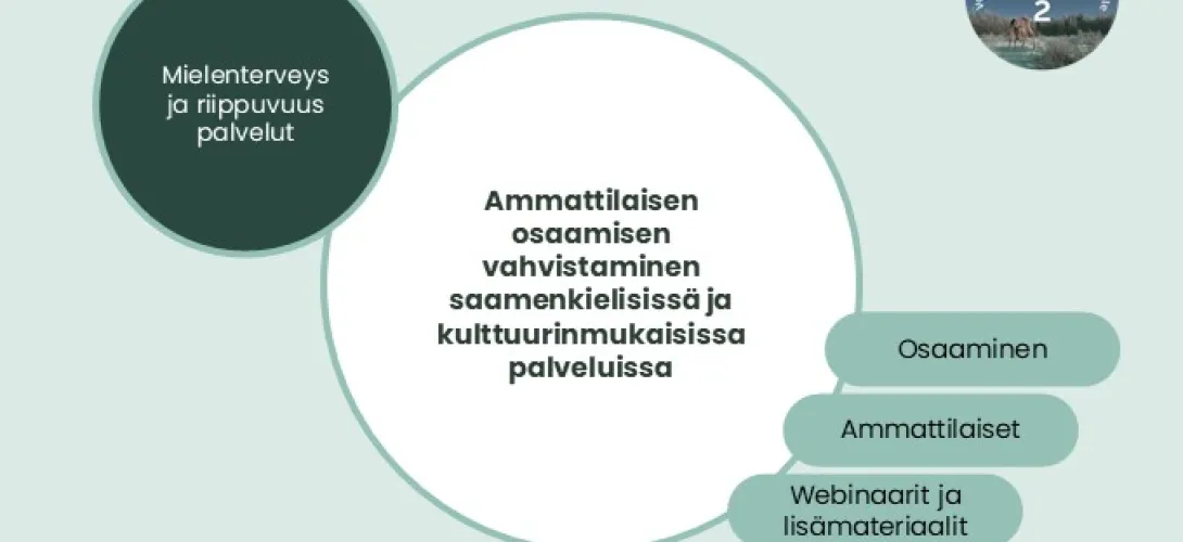 Ammattilaisen osaamisen vahvistaminen saamenkielisissä ja kulttuurinmukaisissa palveluissa, Lapin HVA (RRP, P4, I1)