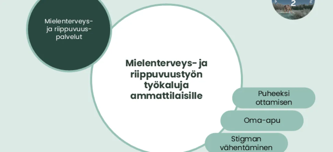 Mielenterveys- ja riippuvuustyön työkaluja ammattilaisille,  Lapin HVA (RRP, P4, I1)