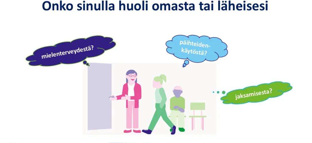 Matalan kynnyksen mielenterveys- ja päihdepalvelu terveysasemalla, Vantaan ja Keravan HVA (RRP, P4, I1)