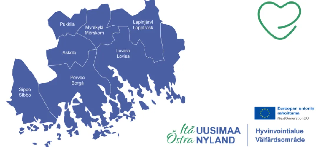 Kulttuurihyvinvointipilotti Itä-Uudenmaan hyvinvointialueen vammaispalveluissa (RRP, P4, I2)
