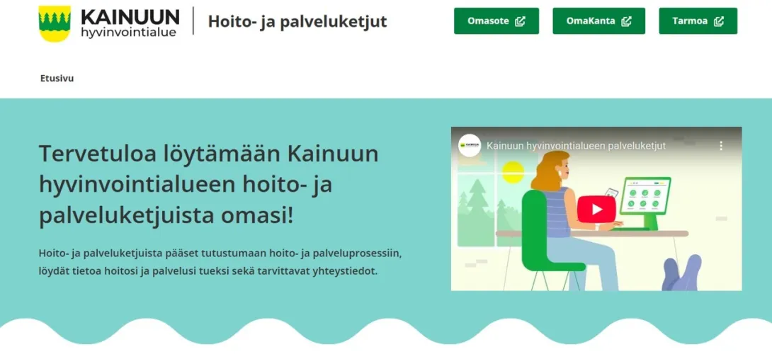 Asiakaslähtöisten hoito- ja palveluketjujen kehittämisen toimintamalli, Kainuun hyvinvointialue (RRP P4, I1 ja I4)