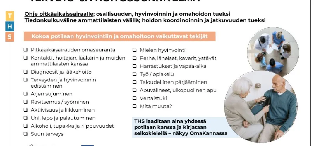 Terveys- ja hoitosuunnitelma -toimintamalli Etelä-Pohjanmaan hyvinvointialueella,  Etelä-Pohjanmaan HVA (RRP, P4, I1)