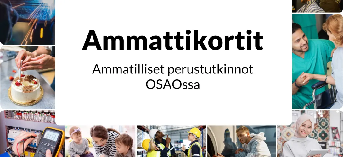 Ammattikortit: käytännön työkalu ura- ja opinto-ohjauksen tueksi