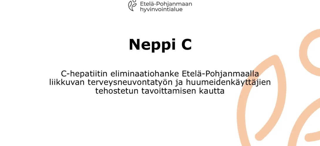 NeppiC -hanke, Etelä-Pohjanmaan hyvinvointialue (Hepatiitti C -viruksen eliminointi)