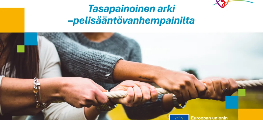 Tasapainoinen arki -pelisääntövanhempainilta