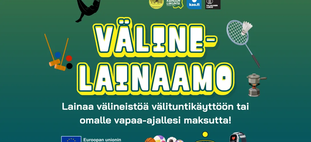 Välinelainaamo – liikettä (väli)tunneille ja vapaa-aikaan