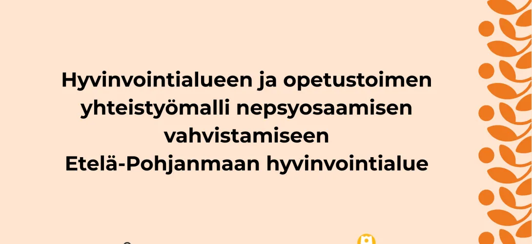 Hyvinvointialueen ja opetustoimen yhteistyömalli nepsy-osaamisen vahvistamiseen, Etelä-Pohjanmaan hyvinvointialue