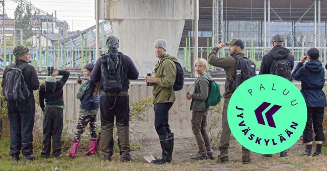 Paluumuuttajabongarit Jyväskylän rantaraitilla