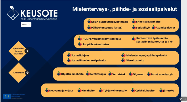 Työikäisten mielenterveys-, päihde- ja sosiaalipalvelut