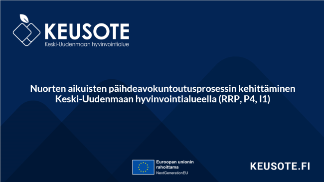 Nuorten aikuisten päihdeavokuntoutusprosessin kehittäminen Keski-Uudenmaan hyvinvointialueella 