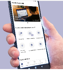 Päijät-Sote-mobiilisovellus avoinna puhelimen näytöllä