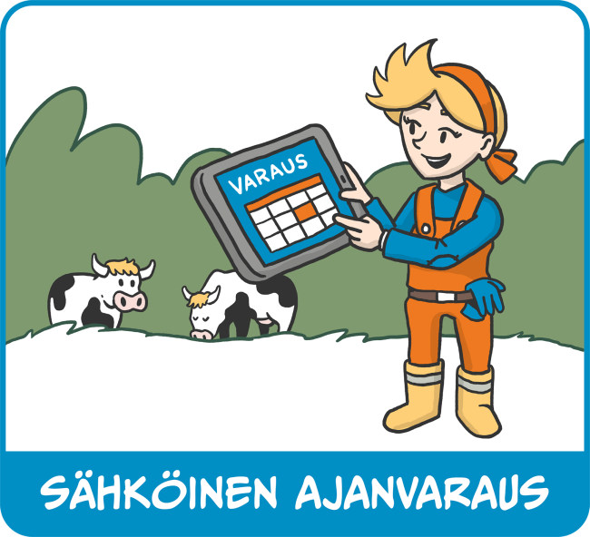 Sähköisen ajanvarauksen havainnekuva