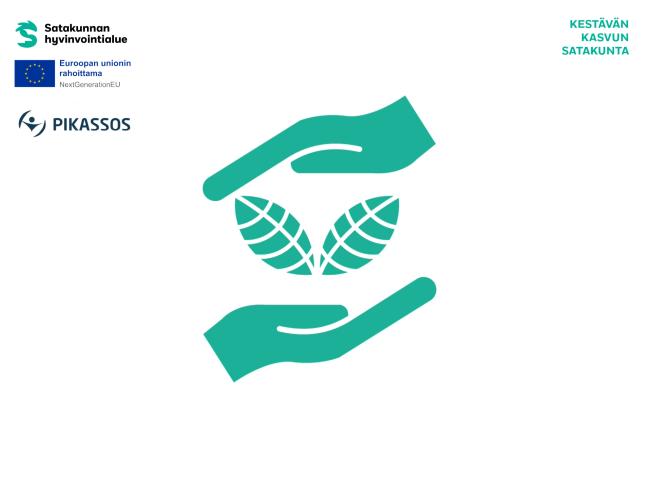 Kämmenet joiden sisällä on kasvin lehti.