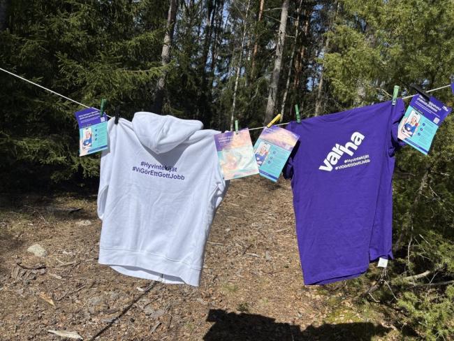 Varha-sovellus kohtaa kansalaiset, tunnistat meidät Varha-paidasta