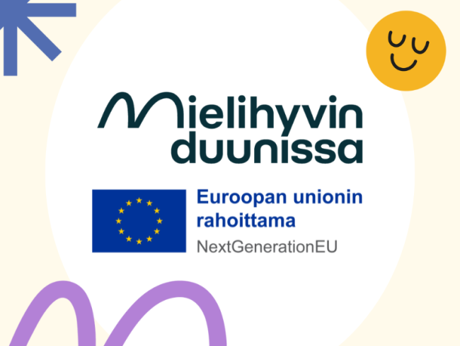 Mielihyvin duunissa 2.0. Euroopan unionin rahoittama. NextGenerationEU.