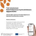 Mainos Kuusiokuntiin suuntautuvasta digiopastuskiertueesta.