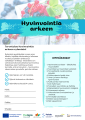 Hyvinvointia arkeen esite.